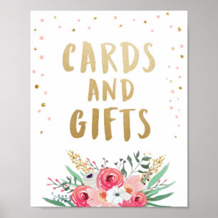 Karten und Geschenke Brunch Prickelnd Brautstrauß Poster