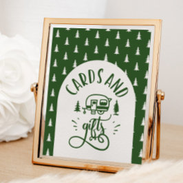 Karten und Geschenke Capming One Happy Camper Gebu Poster