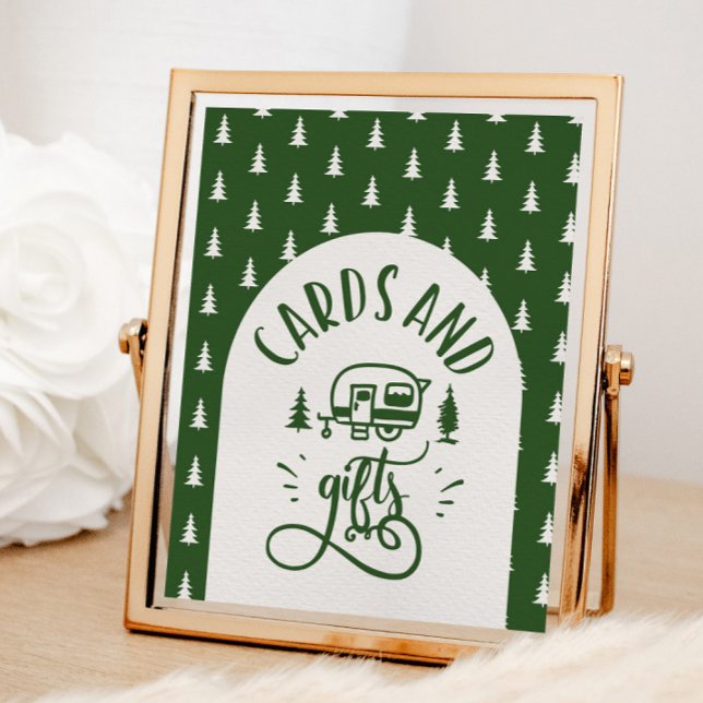 Karten und Geschenke Capming One Happy Camper Gebu Poster (Von Creator hochgeladen)