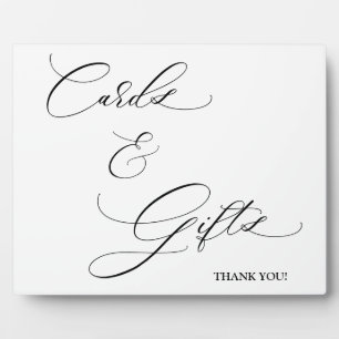 Karten und Geschenke für die Schrift Tabletop Plaq Fotoplatte