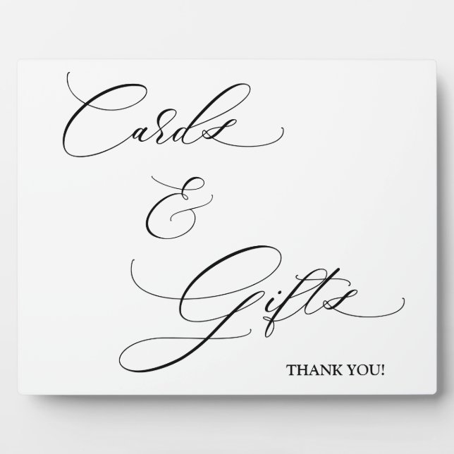 Karten und Geschenke für die Schrift Tabletop Plaq Fotoplatte (Vorderseite)