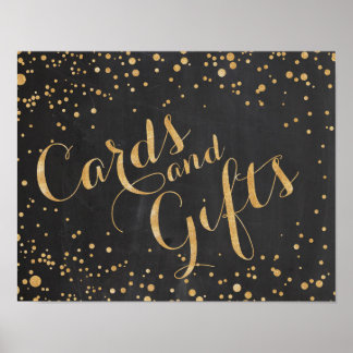 Karten und Geschenke für Hochzeiten Poster