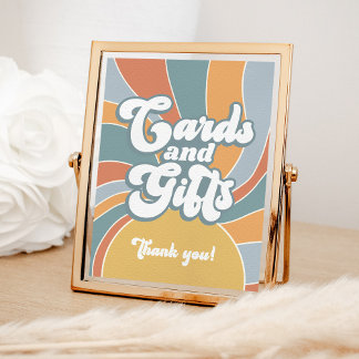 Karten und Geschenke Groovy Retro Sunshine Baby Du Poster