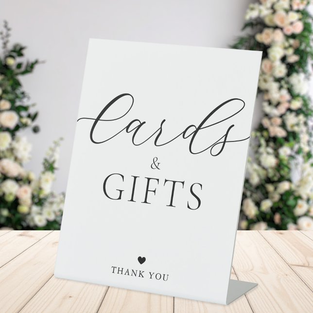 Karten und Geschenke Hochzeit Sockelschild (Von Creator hochgeladen)
