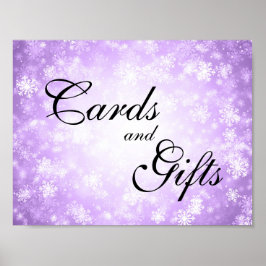 Karten und Geschenke Hochzeiten Winter Winter Wund Poster