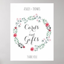 Karten und Geschenke Hochzeitskalligrafie