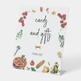 Karten und Geschenke im italienischen Stil Zeichen Sockelschild