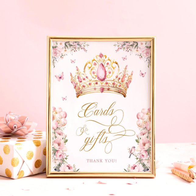 Karten und Geschenke Königliche Prinzessin Geburts Poster (Von Creator hochgeladen)