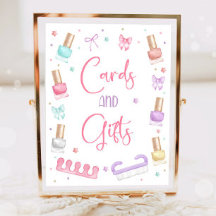 Karten und Geschenke Mani-Pedi-Party Maniküre Pedi Poster