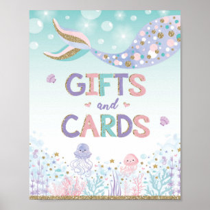 Karten und Geschenke Meerjungfrau im Rahmen der Me Poster