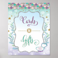 Karten und Geschenke Mermaid GeburtstagsBaby Dusch
