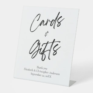 Karten und Geschenke Minimalistische einfache Hoch Sockelschild