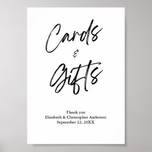 Karten und Geschenke Minimalistische Hochzeitstag- Poster