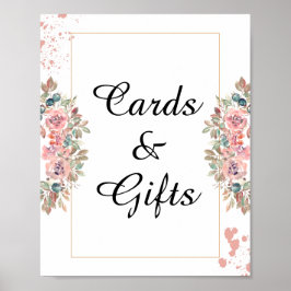 Karten und Geschenke Moderne Rose Goldmedaille Hoc Poster