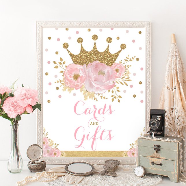 Karten und Geschenke Princess Baby Girl Geburtstag Poster (Von Creator hochgeladen)