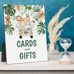 Karten und Geschenke Tropical Safari Tiere Kinderd Fotoplatte