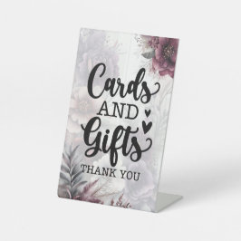 Karten und Geschenke Vielen Dank für Ihre Blumenho Sockelschild