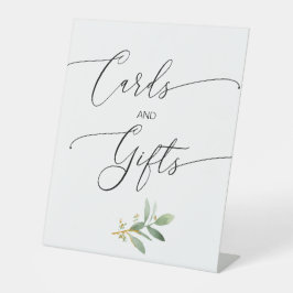 Karten und Geschenke Wasserfarbenleder - Schild