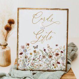 Karten und Geschenke Wildblume Garten Blume Unterz Poster