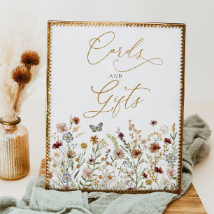 Karten und Geschenke Wildblume Garten Blume Unterz Poster