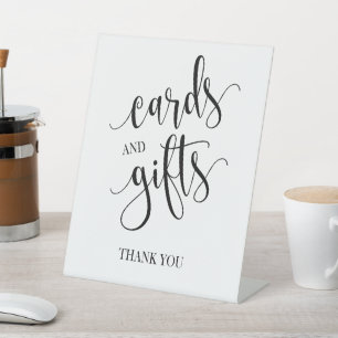 Karten- und Geschenkpodest-Hochzeitsschild Sockelschild