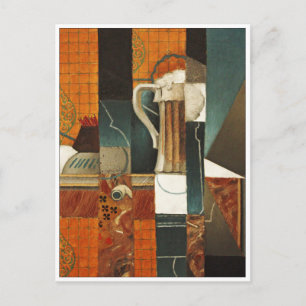 Karten und Glas Bier von Juan Gris spielen