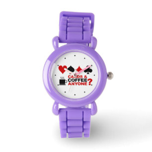Karten- und Kaffeeuhren Armbanduhr