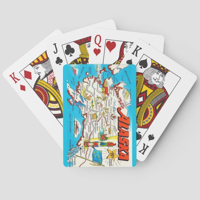 Karten von Alaska Spielkarten (Rückseite)