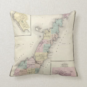 Karten von Door County, Stör-Bucht und von Jenny Kissen