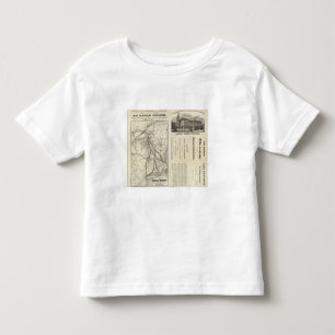 Karten-zentrale Vermont-Eisenbahn Kleinkind T-shirt