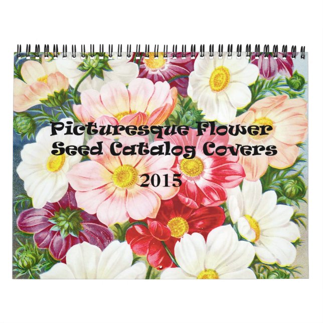 Kartenabdeckung für die Blume Kalender (Titelbild)