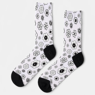 Kartenblumen Socken