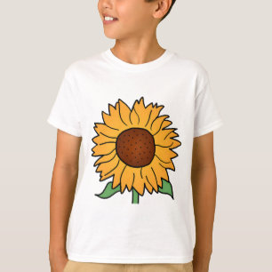 Kartenblumen, Sommerblumen Sonnenblume T-Shirt
