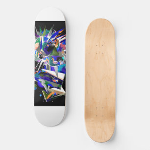 Kartendeck für das Weltraumabsturz Skateboard