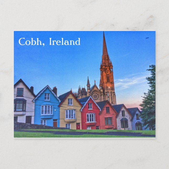 Kartendeck Zuhause, Cobh Irland, Postcard Postkarte (Vorderseite)