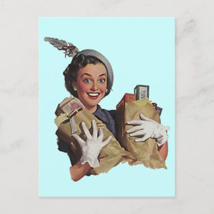 Kartendesign für Rezepte zur Weitergabe von Rezept Postkarte