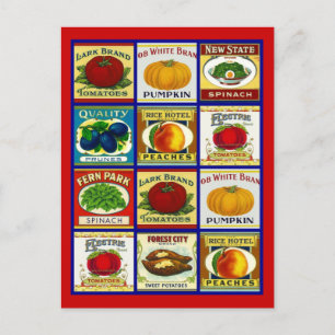 Kartendesign für Rezepte zur Weitergabe von Rezept Postkarte