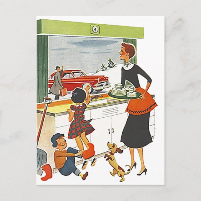 Kartendesign für Rezepte zur Weitergabe von Rezept Postkarte (Vorderseite)