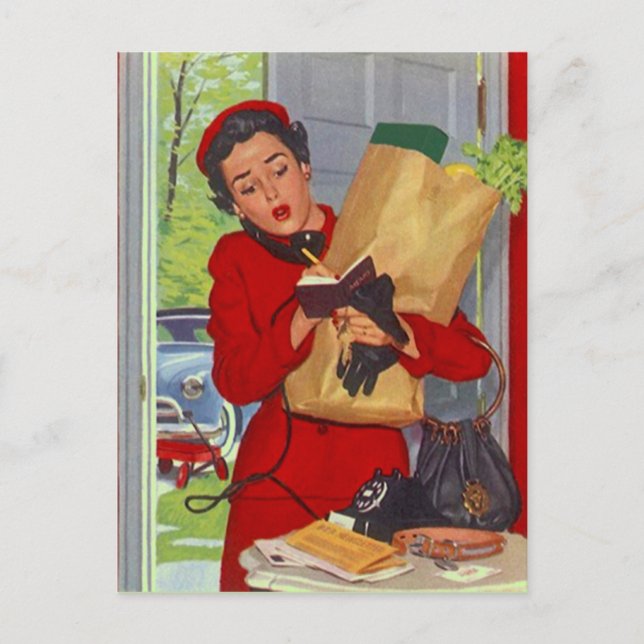 Kartendesign für Rezepte zur Weitergabe von Rezept Postkarte (Vorderseite)