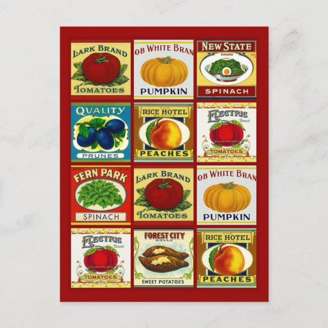 Kartendesign für Rezepte zur Weitergabe von Rezept Postkarte (Vorderseite)