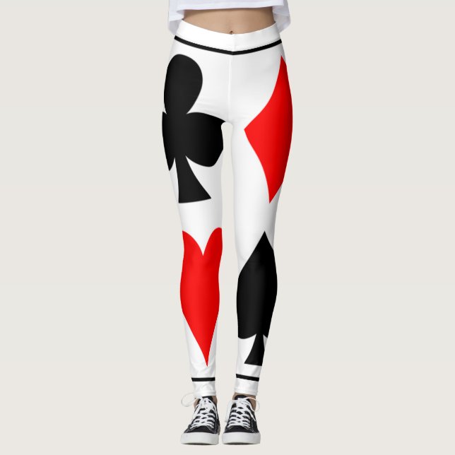 Kartendesign Leggings (Vorderseite)