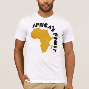 Kartenentwurf Senegals, Afrika T-Shirt