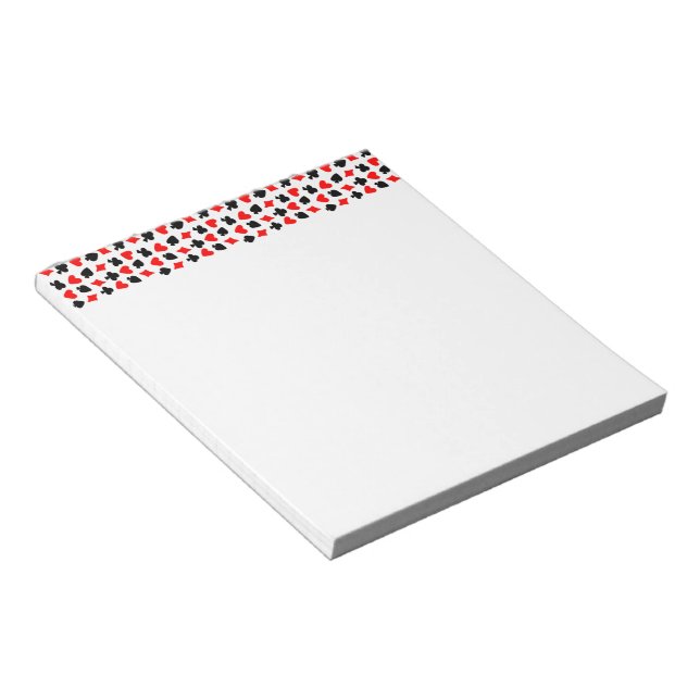 Kartenfarben-Design Notizblock (angewinkelt)