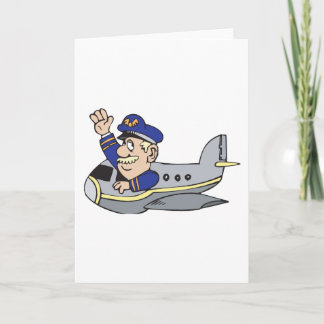 Kartenflugzeug Karte