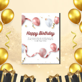 Kartengeschenke, Happy Geburtstag Karte