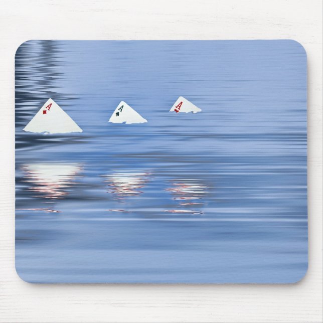 Kartenhaie Mousepad (Vorne)