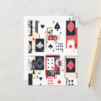 Kartenhalle | Abstrakt modern Postkarte