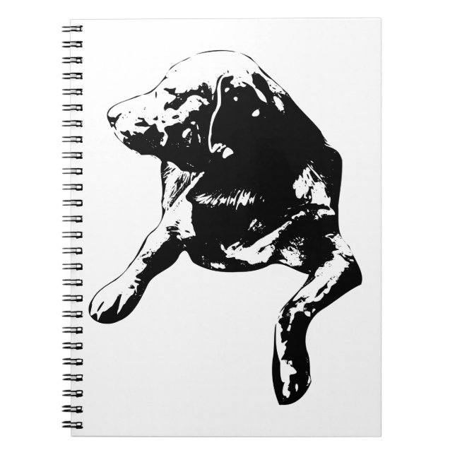 Kartenhalter, Labrador-Hinweise Notizblock (Vorderseite)