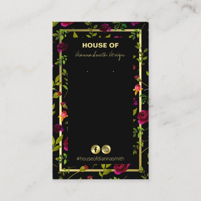 Kartenhalter Visitenkarte (Vorderseite)