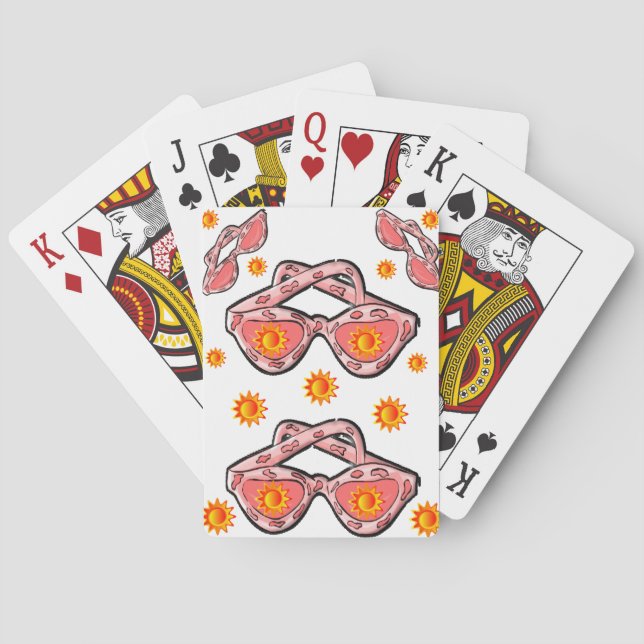 Kartenhalterung für Sonnenblumen Spielkarten (Rückseite)